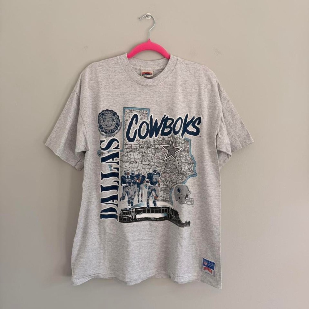 VINTAGE‎ 90'S NUTMEG ATHLETIC DEPT. COWBOYS GRAPHIC T-SHIRT